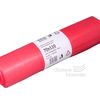 Odpadkové pytle HDPE 120 l, 70*110 cm, červené, role 50 ks