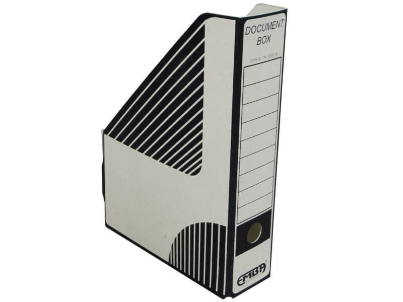 Levně Emba otevřený archivační box černý 330 x 230 x 75 mm
