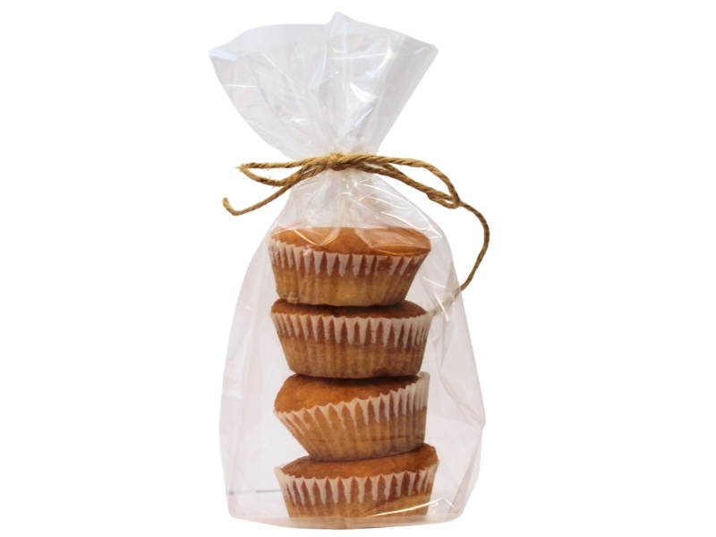 Celofánové sáčky 14*21 cm, křížové dno, balení 100 ks