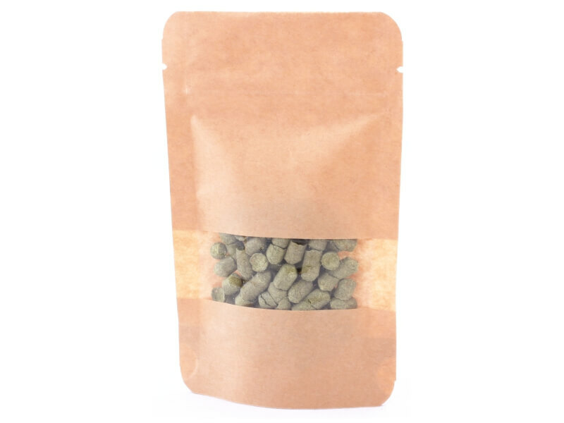 Doypack sáček 110*185 mm, 250 ml, s menším okénkem, papírový, 100 ks