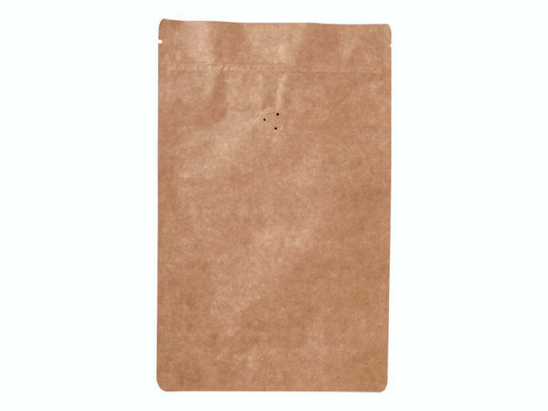 Doypack sáček s ventilem, 180*290 mm, 500 g, KRAFT/AL/PE - 10 ks