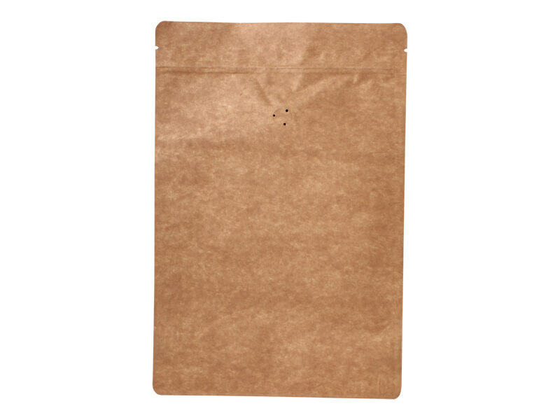 Doypack sáček s ventilem, 200*300 mm, 750 g, KRAFT/AL/PE - 10 ks