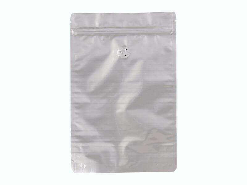 Doypack sáček s ventilem, 200*300 mm, 750 g, ALU lesklý, 10 ks