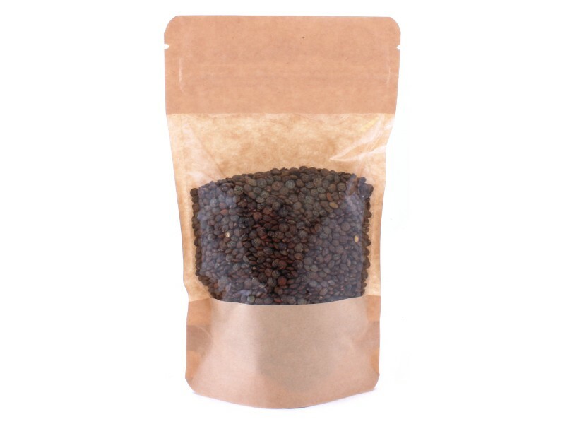 Doypack sáček 110*185 mm, 250 ml, s okénkem, papírový, 100 ks