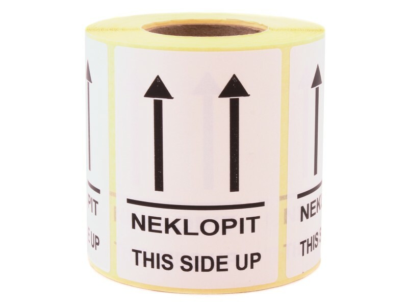 Levně Samolepící etikety NEKLOPIT 80*60 mm, role 500 etiket