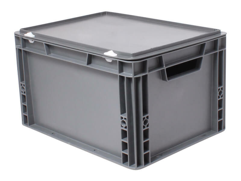 Levně 400752 Tavobal Euro přepravka s víkem 400*300*230 mm, šedá
