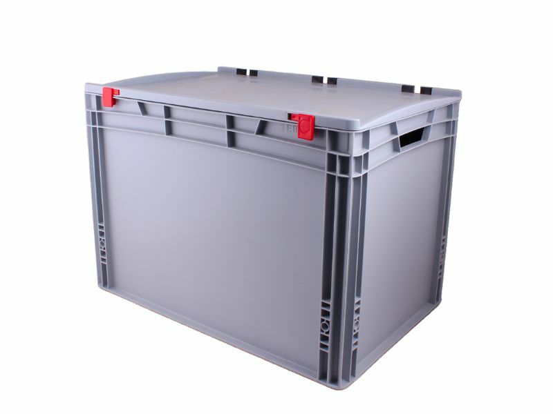 Levně 400323 Tavobal Euro přepravka s víkem 600*400*420 mm, šedá