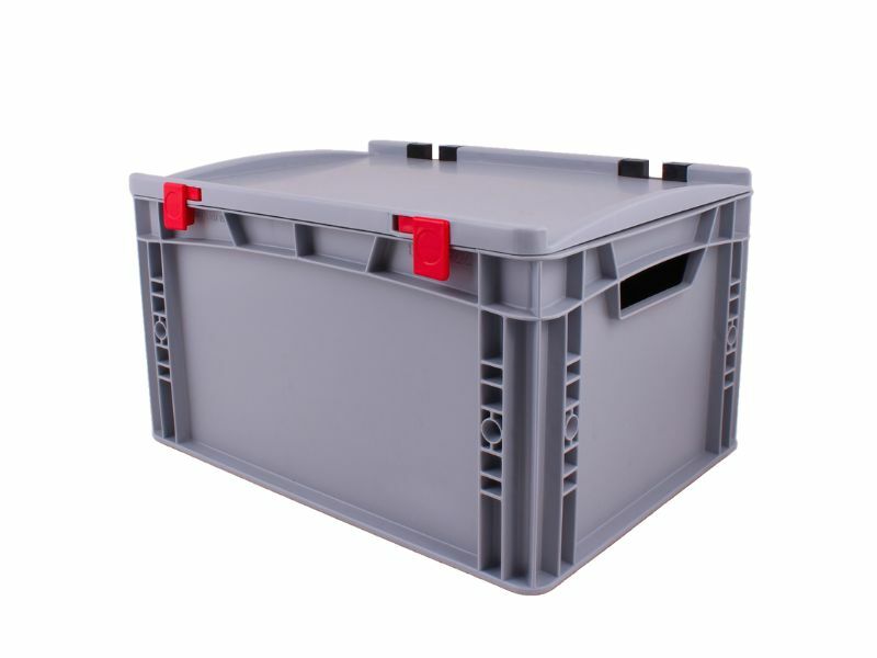 Levně 400303 Tavobal Euro přepravka s víkem 400*300*220 mm, šedá