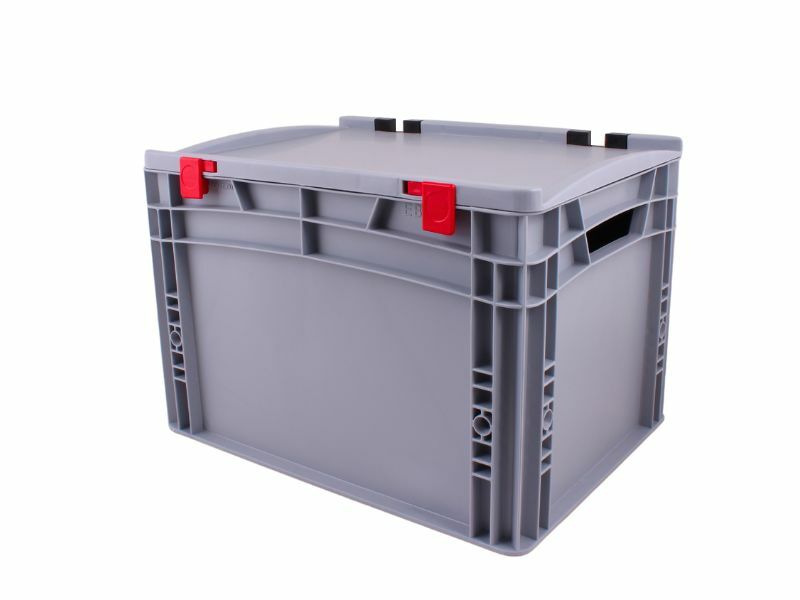 Levně 400301 Tavobal Euro přepravka s víkem 400*300*270 mm, šedá
