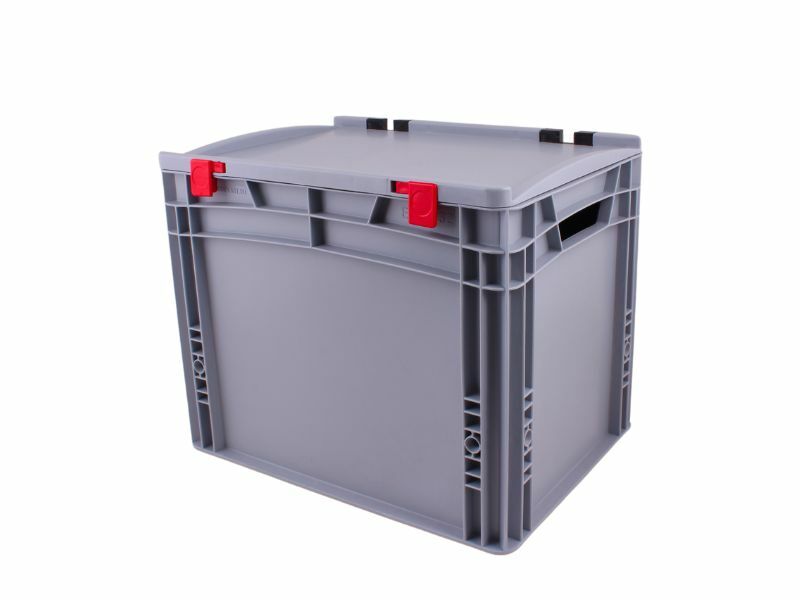 Levně Tavobal Euro přepravka s víkem 400*300*320 mm, šedá