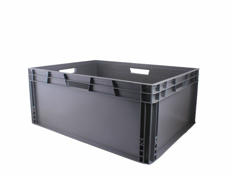 Levně 400440 Tavobal Přepravka euro plná 800*600*340 mm šedá