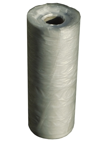 HDPE hadice na oděvy, transparentní, 600 mm, role 10 kg