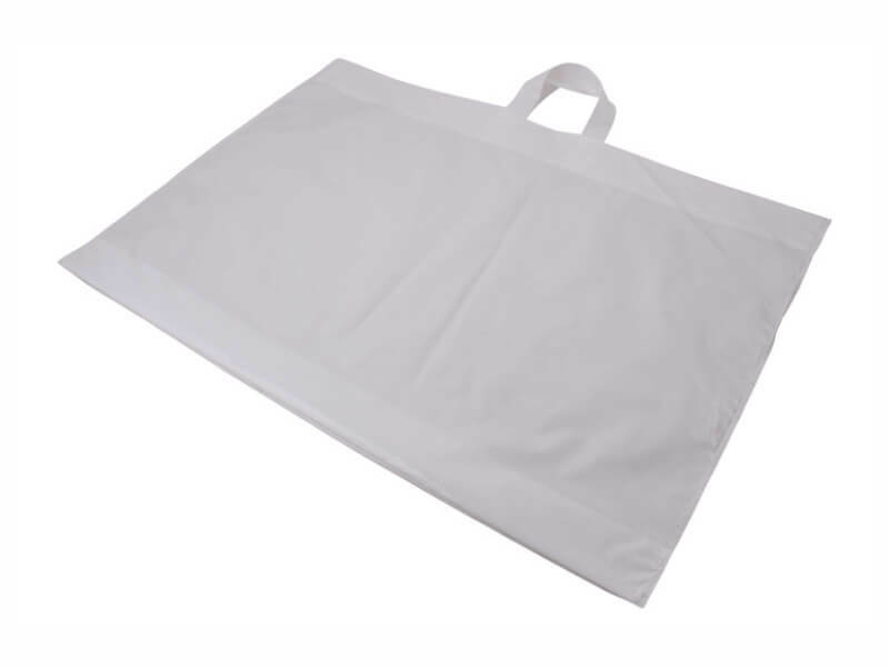 Levně Tavobal Taška LDPE 70*50 cm s páskovým uchem BÍLÁ