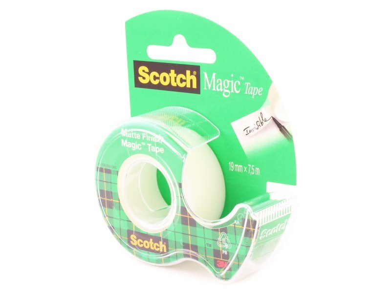 3M Scotch Magic Invisible s odvíječem 19 mm x 7,5 m