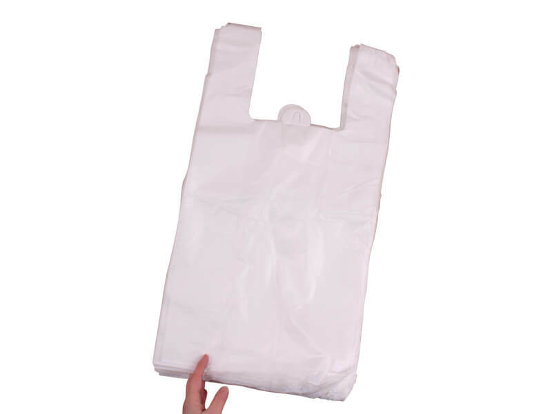 Levně Taška 15 kg, 30+20*60 cm, balení blok 200 ks, bílá