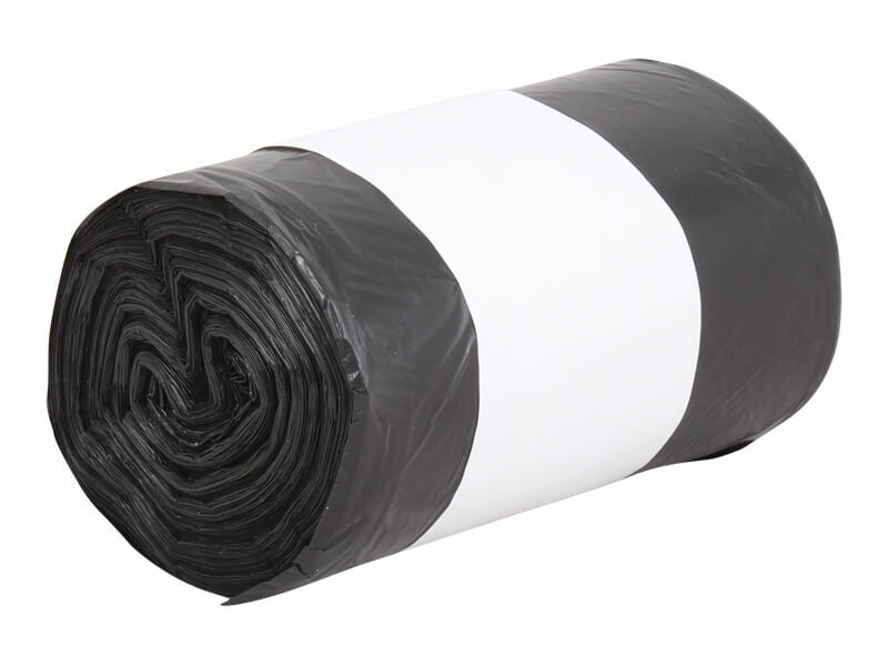 Levně Odpadkové pytle LDPE 35l, 50*60 cm, černé, role 50 ks