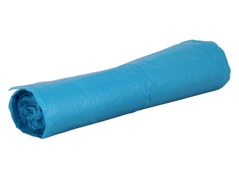 Levně Odpadkové pytle LDPE 35l, 50*60 cm, modré, role 50 ks