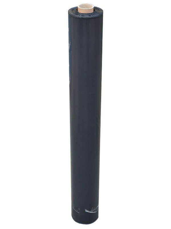 Levně Stavební polorukáv 2*50 m, LDPE 100 my, černá