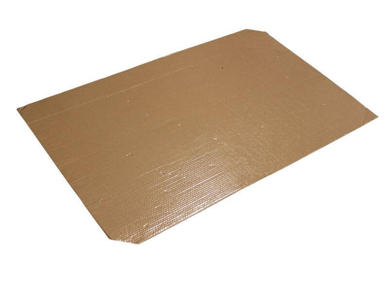 Použitý kartonový proklad s laminací 70*110 cm, 3-vrstvý