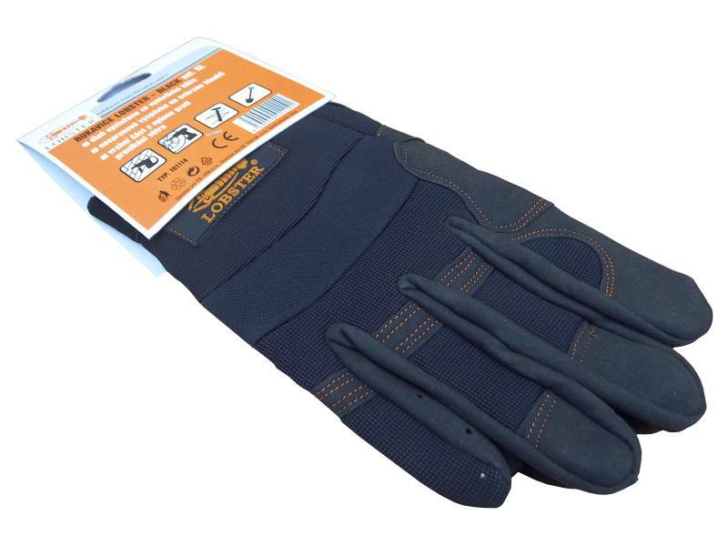 Levně Rukavice Lobster, black, velikost XXL