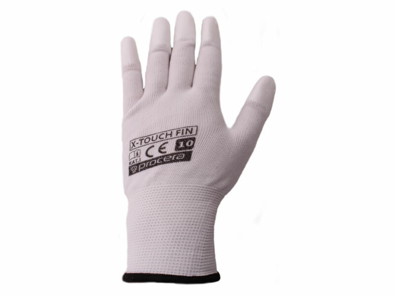 Levně Procera Pracovní rukavice X-Touch FIN, máčené prsty
