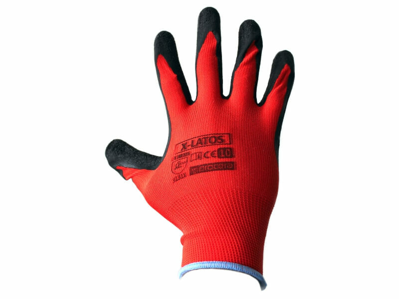 Levně Procera X-Latos pracovní rukavice, máčené prsty a dlaň, vel. 10