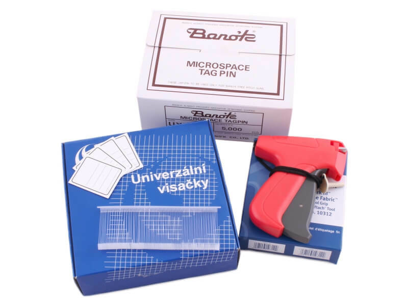 Levně Sada splintovací kleště Dennison Fine, splinty, visačky 40*50mm