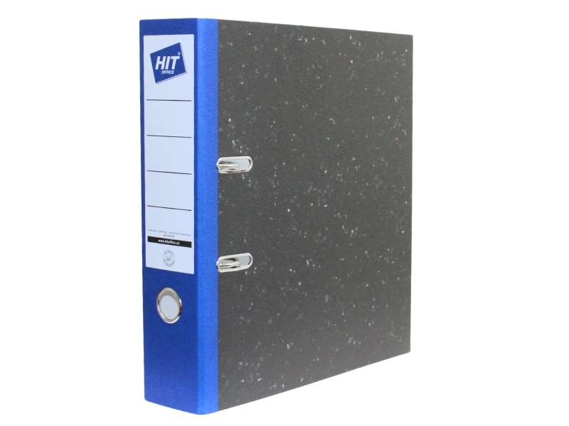 Levně Smartline pořadač pákový A4 7,5 cm modrý hřbet / boky mramor