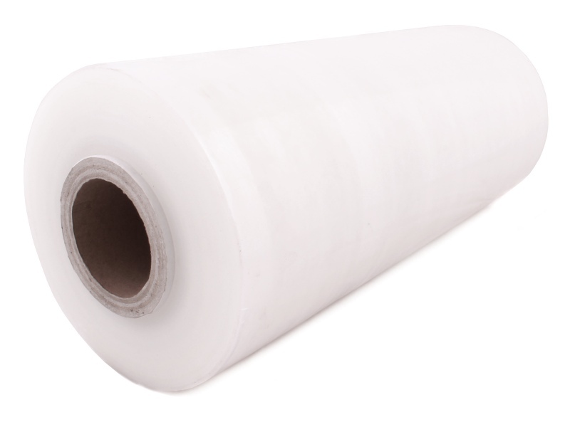 TAVOBAL Strojní stretch folie bílá, 50 cm, 23my, 150%, cena za 1 kg