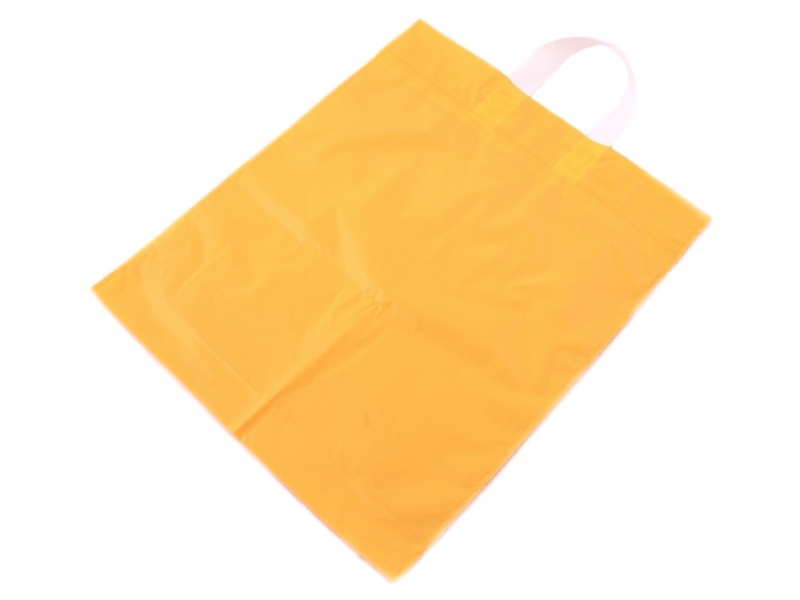 Levně Tavobal Taška LDPE 38*46+4 cm s uchem ŽLUTÁ