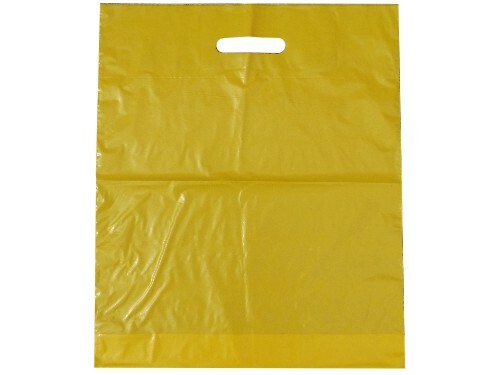 Levně Tavobal Taška LDPE 38*45+5 cm průhmat ŽLUTÁ, cena za 1 kus