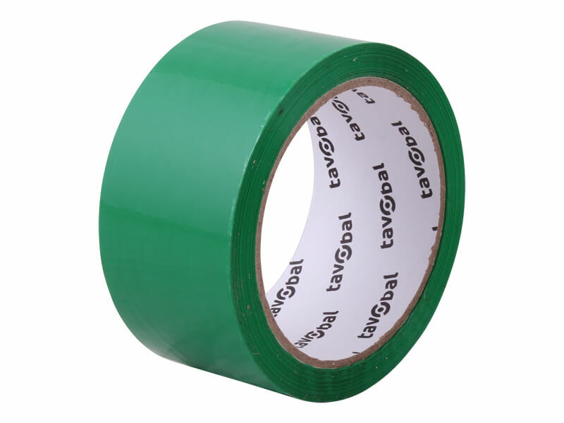 TAVOBAL Lepící páska TICHÁ, zelená, 48 mm*66 m