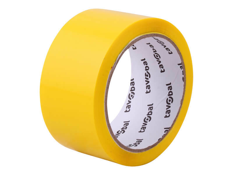 Levně TAVOBAL Žlutá lepící páska TICHÁ 48 mm*66 m
