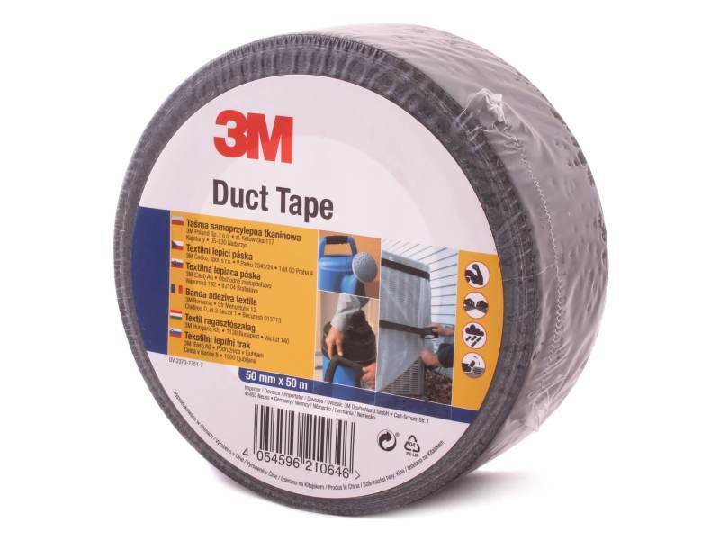 Levně Universální páska 3M - 50 mm * 50 m, Duct Tape - černá