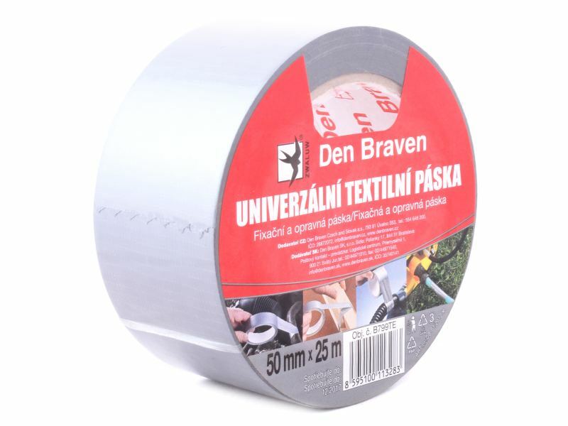 Levně Den Braven textilní páska 50 mm x 25 m