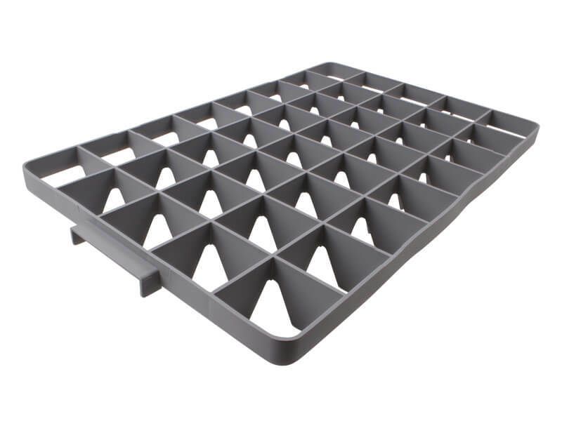 Levně TBA Vkladová příčka pro sklenice do přepravky, 40 otvorů 6,7x 6,7 cm horní
