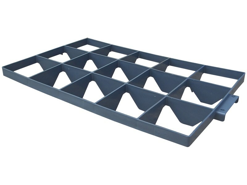 Levně TBA Vkladová příčka pro sklenice do přepravky, 15 otvorů 11,4 x 10,5 cm horní