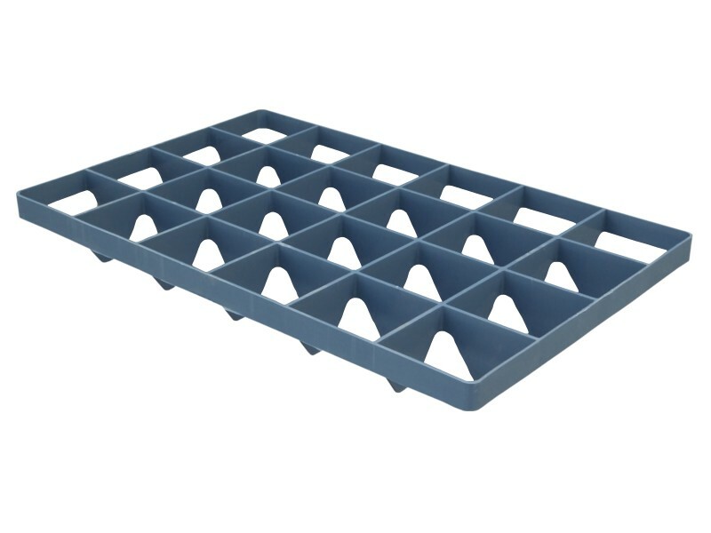 Levně TBA Vkladová příčka pro sklenice do přepravky, 24 otvorů 9 x 8,6 cm spodní
