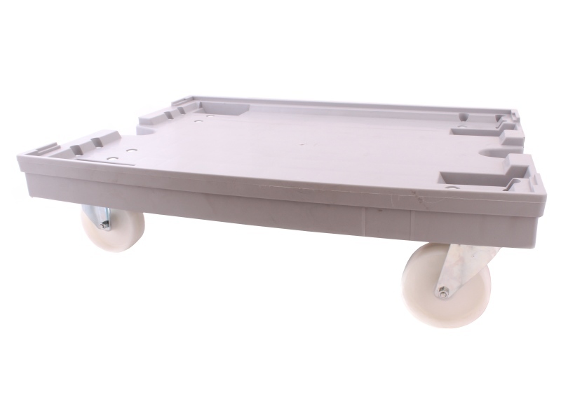 Levně Vozík pod přepravky 800*600 mm, 2 otočná a 2 pevná kolečka
