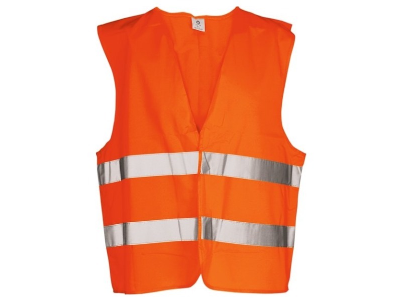 Levně Výstražná reflexní vesta oranžová, velikost XL