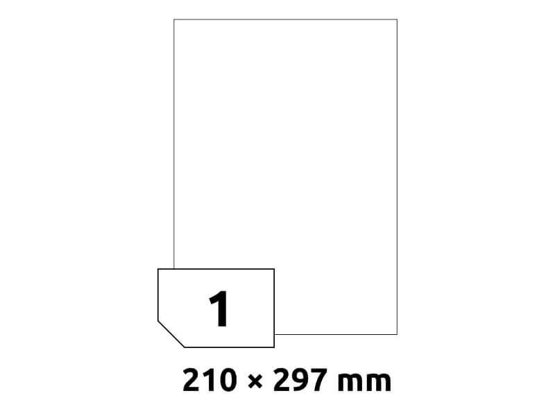 Rayfilm R0100.1123A samolepící 210x297mm bílé 100 listů