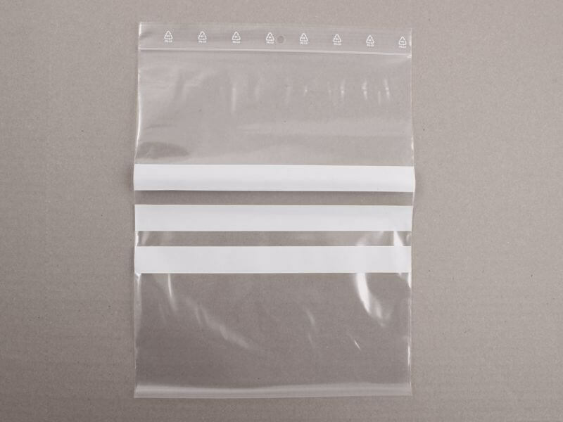 Levně Zip sáčky popisovatelné 20*25 cm, balení 100 ks