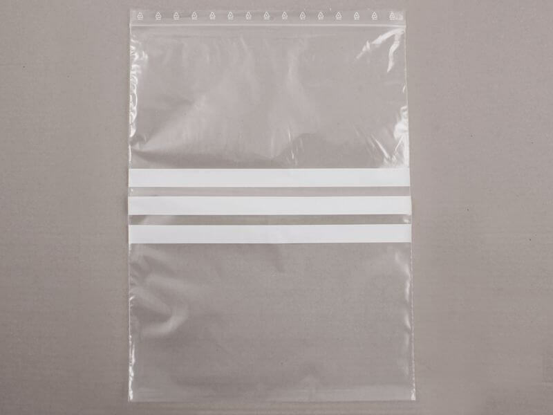 Levně Zip sáčky popisovatelné 30*40 cm, balení 100 ks