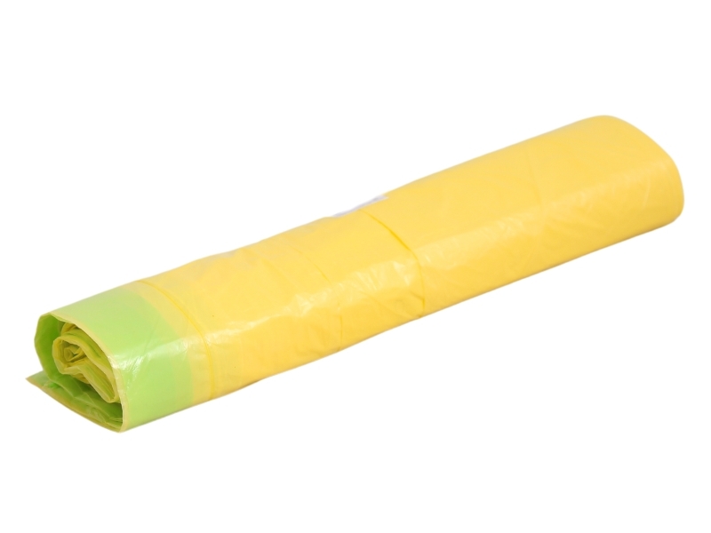 Levně Beta Plus žluté zatahovací pytle 30l, role 15 ks