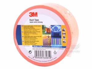Universální páska 3M - 50 mm * 15 m, Duct Tape - neon oranžová