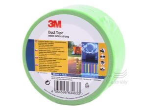 Universální páska 3M - 50 mm * 15 m, Duct Tape - neon zelená