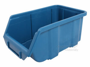 Plastový ukládací box A-200 modrý, 250*155*120 mm