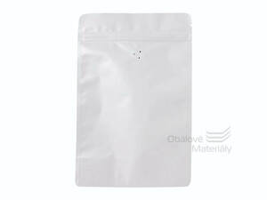 Doypack sáček s ventilem 200*300 mm, 750 g, bílý mat, 10 ks
