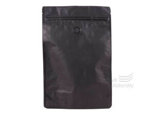 Doypack sáček s ventilem 200*300 mm, 750 g, černý mat, 10 ks