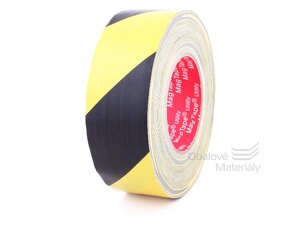 Výstražná universální lepící páska 50 mm*50 m, žlutočerná